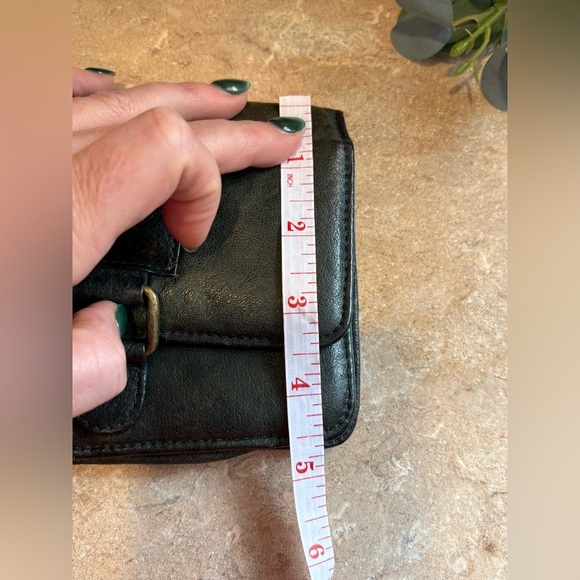 Vintage Wilson’s leather Forrest green wallet with keyring. - Picture 14 of 14